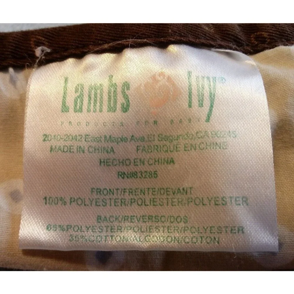 Lambs & Ivy Blue Elephant Giraffe Safari Boys Baby Blanket Polka Dots Minkey‎